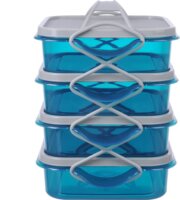 TOO KT-160 4x1.5L Műanyag ételtároló készlet 4x1.5L (4 db / csomag)