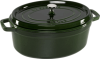 Staub La Cocotte 31cm Sütőedény ovális - Zöld