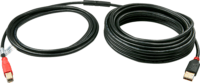 Lindy 42761 USB-A apa - USB-B apa kábel - Fekete (10m)
