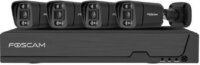 Foscam FNA108E-B4-2T BLACK PoE Kamera Rendszer készlet - Fekete (1x bázis / 4x Bullet kamera)