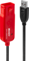 Lindy 42782 USB-A anya - USB-A apa Aktiív hosszabbító kábel - Fekete (12m)