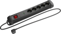 Lanberg SP1 220V Túlfeszültség védő elosztó 5 aljzatos 1.5m - Fekete