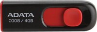 A-data 4GB C008 USB 2.0 pendrive - Fekete/piros