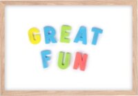 Eddy Toys Mágneses betűk - Színes (26 db / csomag)