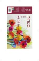 Artico 10 oldalas A4 festővászon füzet