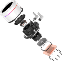 ID-Cooling SL240 XE WHITE ARGB CPU Vízhűtés