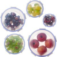 TOO KT-142 Műanyag kerek ételtároló készlet (5 db)