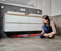 Einhell CLEANEXXO Solo 18V Akkumulátoros Padlótisztító - Piros (Akku és töltő nélkül)