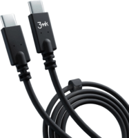 3mk Hyper Cable 4k60Hz USB-C apa - USB-C apa Adat és töltő kábel - Fekete (1m)