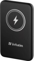 Verbatim Charge 'n' Go Mágneses Wireless Powerbank 10000mAh 20W (3A / 5V) - Fekete