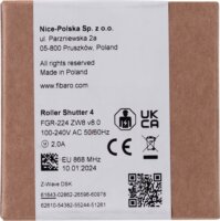 Fibaro Roller Shutter 4 Z-Wave Plus Okos Redőny vezérlő