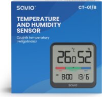 Savio CT-01/B hőmérséklet és páratartalom érzékelő