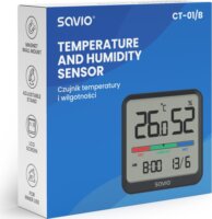 Savio CT-01/B hőmérséklet és páratartalom érzékelő