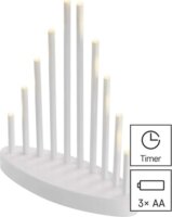 Emos DCAW01 LED Karácsonyi Fehér gyertyatartó Dekoráció