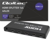 Qoltec 51799 HDMI Splitter (1 PC - 4 Kijelző)