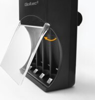 Qoltec 50653 4x R03 AAA / R6 AA NiMH Akkumulátor töltő