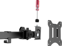 Equip 650158 17"-32" LCD TV/Monitor asztali tartó - Fekete (3 kijelző)