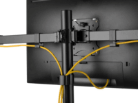 Equip 650158 17"-32" LCD TV/Monitor asztali tartó - Fekete (3 kijelző)
