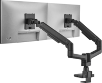 Equip 650182 17"-35" LCD TV/Monitor asztali tartó - Fekete (2 kijelző)