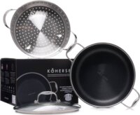 Kohersen Black Cube 28 cm Fazék - Ezüst