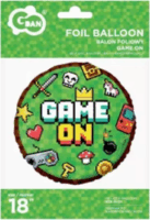 Game on gamer fólia lufi - 45 cm