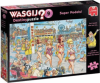 Jumbo 81931 Wasgij Destiny 9 - Szupermodellek karikatúra 1000 darabos Kreatív Puzzle