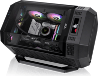 Thermaltake AC-074-ON1NAN-A1 Számítógépház Tower 300 állványcsomag - Fekete