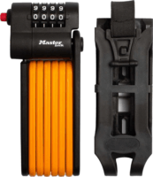 MasterLock 8336EURDPRO Számzáras kerékpár zár - Fekete/Narancssárga