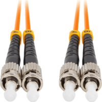 Lanberg FO-STST-MD21-0050-OG optikai patch kábel ST/UPC Duplex 5m - Narancssárga