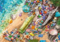 Schmidt Spiele Ragyogó partra sodort kincsek - 1000 darabos kincsek