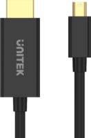 Unitek V1152A Mini DisplayPort - HDMI 1.4 Kábel 2m - Fekete