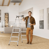 Hailo D60 StandardLine 2 x 5 lépcsőfokos alumínium létra