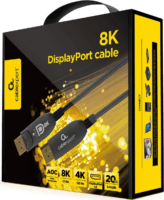 Gembird AOC DisplayPort - DisplayPort 1.4 Kábel 20m - Fekete