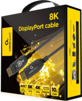 Gembird AOC DisplayPort - DisplayPort 1.4 Kábel 10m - Fekete