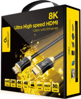 Gembird AOC HDMI - HDMI 2.1 Optikai Kábel 30m - Fekete