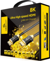 Gembird AOC HDMI - HDMI 2.1 Optikai Kábel 10m - Fekete