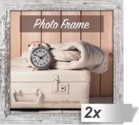 ZEP V21306 Nelson 6 34,6x34,6 Képkeret - Fehér/barna (2 darab)