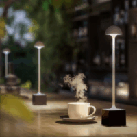 Sompex Flora Akkus Asztali LED lámpa - Szürke