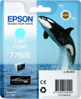 Epson T7605 Eredeti Tintapatron Világos Cián