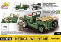Cobi Medical Willys MB Katonai jármű 130 darabos építő készlet