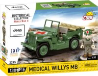 Cobi Medical Willys MB Katonai jármű 130 darabos építő készlet