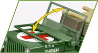 Cobi Medical Willys MB Katonai jármű 130 darabos építő készlet