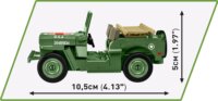 Cobi Medical Willys MB Katonai jármű 130 darabos építő készlet