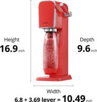 SodaStream Art Szódakészítő - Piros