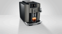 Jura E8 Automata kávéfőző - Sötét Inox