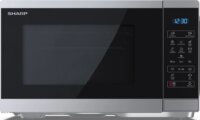 SHARP YC-MS252AE-S Mikrohullámú sütő - Ezüst/fekete