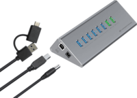 Conceptronic HUBBIES18G USB Type-B 3.0 Hub (10 port)