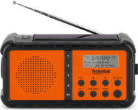 Technisat Solar 2 Kemping Rádió - Fekete/Narancssárga