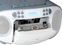 Reflexion Boombox CD-s rádió - Fehér/Kék