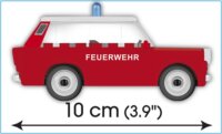 Cobi 24555 Trabant 601 Universal Feuerwehr 77 darabos építőjáték